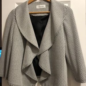 Calvin Klein Ruffle Blazer Size 6